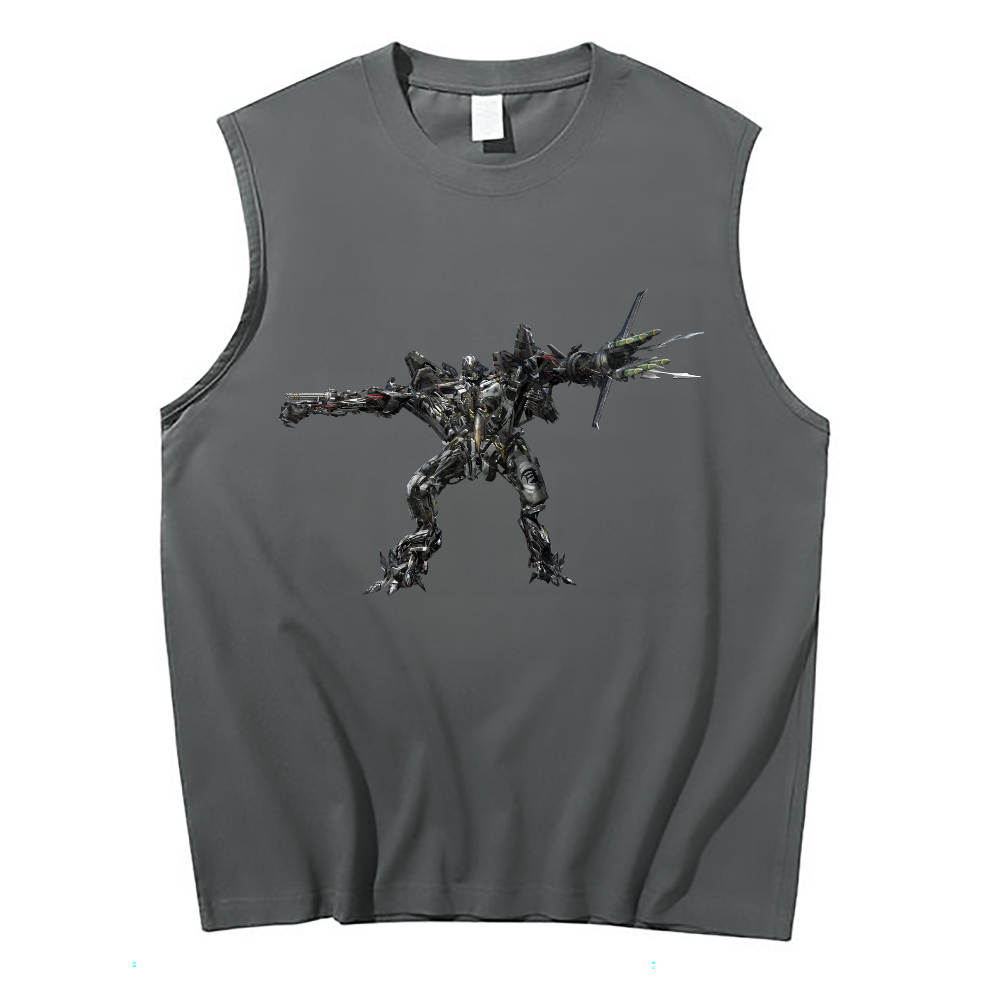（画像用） Transformers トランスフォーマー コットン100％タンクトップ（フロントプリント）